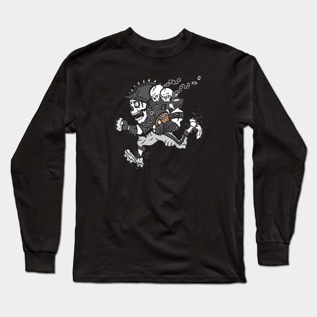 Raiders Football Long Sleeve T-Shirt by stayfrostybro